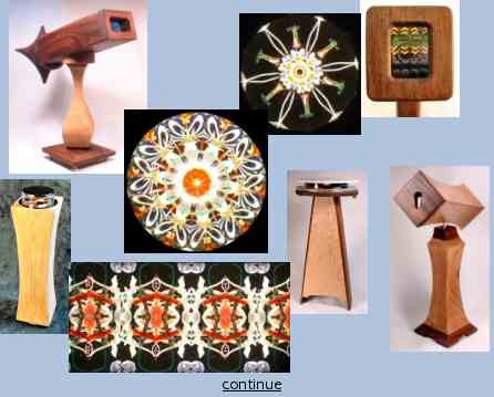 Introduction - picture of kaleidoscopes - click to continue